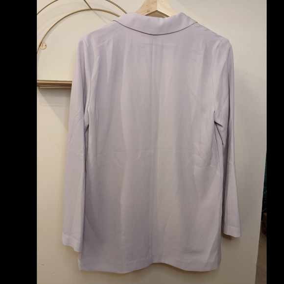 Blush Pink Snap Blazer | 6 - Picture 2 of 6